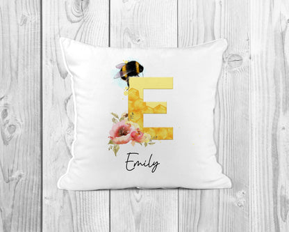 Personalised Bee Cushion | Personalised Cushion | Gift for Her