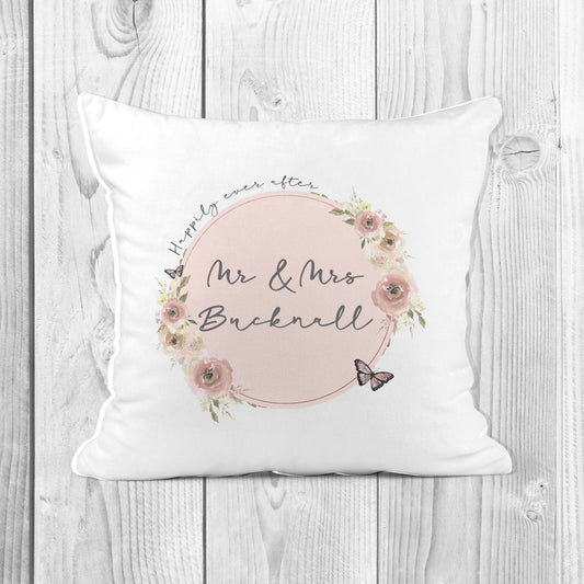 Personalised Wedding Cushion | Personalised Mr and Mrs Cushion | Wedding Gift