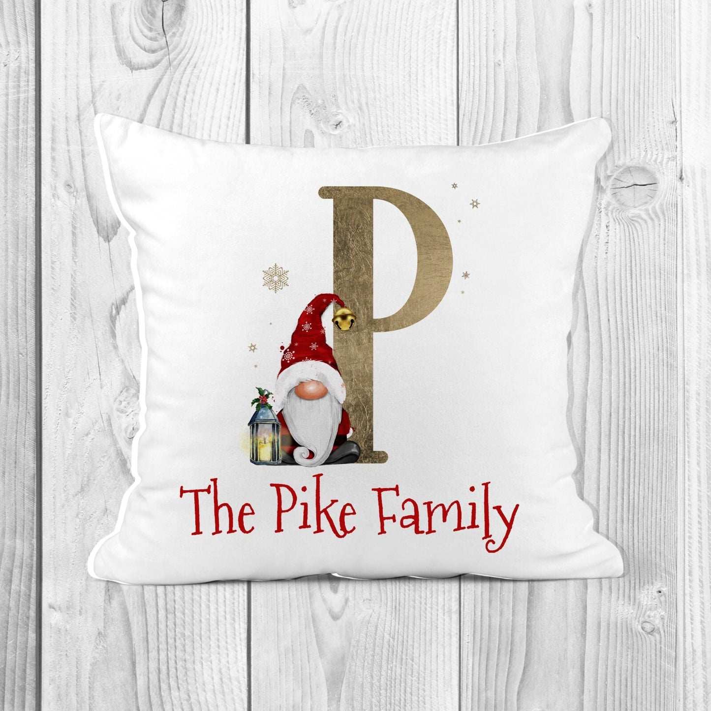 Personalised Christmas Cushion | Personalised Gonk Cushion | Christmas Decor | Gonk Family