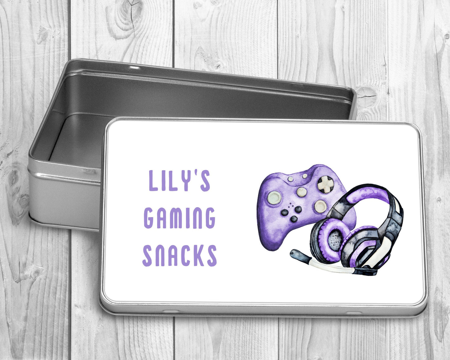 Personalised Gamer Treat Tin | Gaming Gift