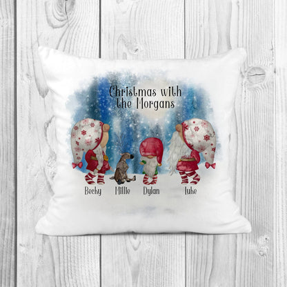 Personalised Christmas Cushion | Personalised Gonk Cushion | Christmas Decor | Gonk Family