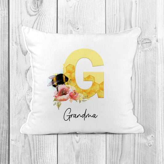 Personalised Bee Cushion | Personalised Cushion | Gift for Her