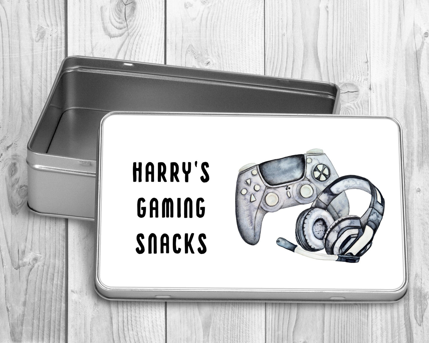 Personalised Gamer Treat Tin | Gaming Gift