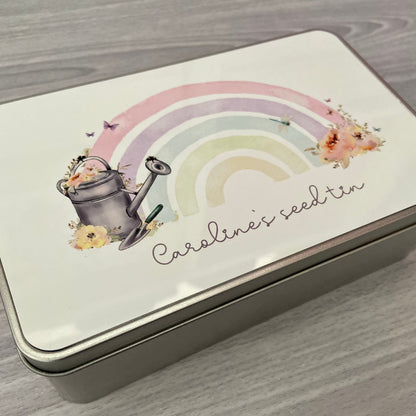 Personalised Seed Tin | Treat Tin | Gardening Gift