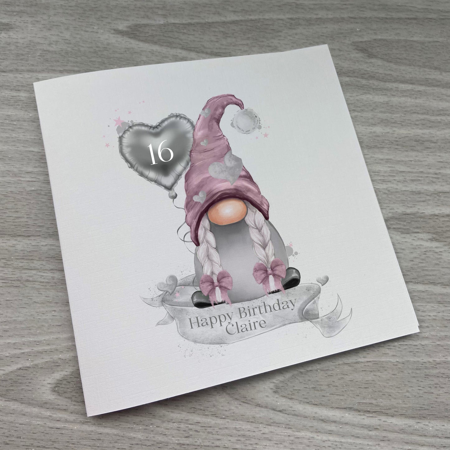 Personalised Birthday Card | Personalised Gift | Personalised Gonk Card | Gonk Birthday