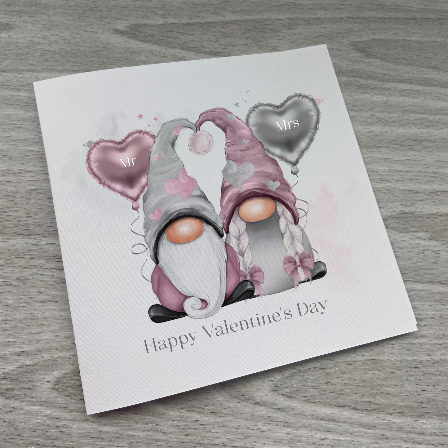 Personalised Valentine Card | Personalised Gift | Personalised Gonk Card | Gonk Valentines