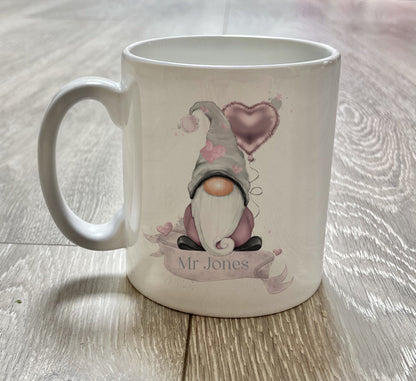 Personalised Gonk Mug | Personalised Christmas Eve Mug | Valentine's Gift