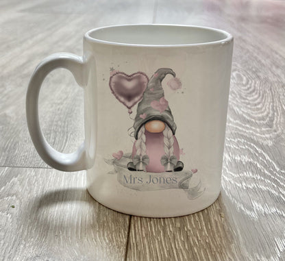 Personalised Gonk Mug | Personalised Christmas Eve Mug | Valentine's Gift