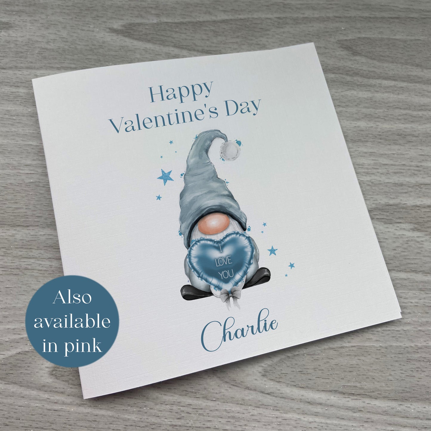 Personalised Valentine Card | Personalised Gift | Personalised Gonk Card | Gonk Valentines