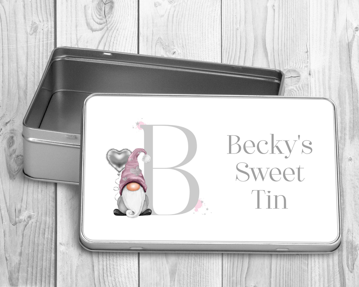 Personalised Treat Tin | Gonk Sweet Tin | Personalised Gonk Gift