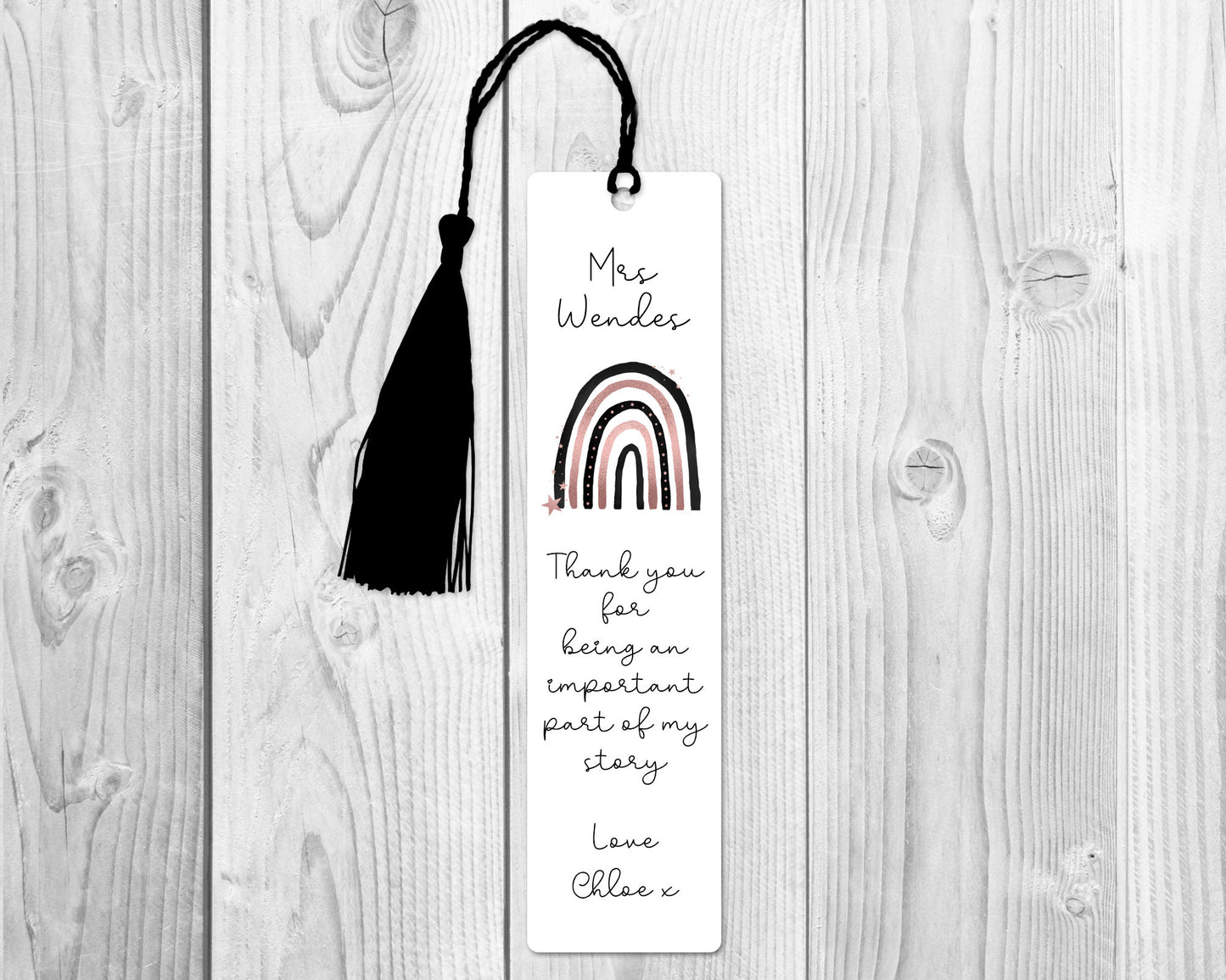 Teacher Gift | Personalised Bookmark