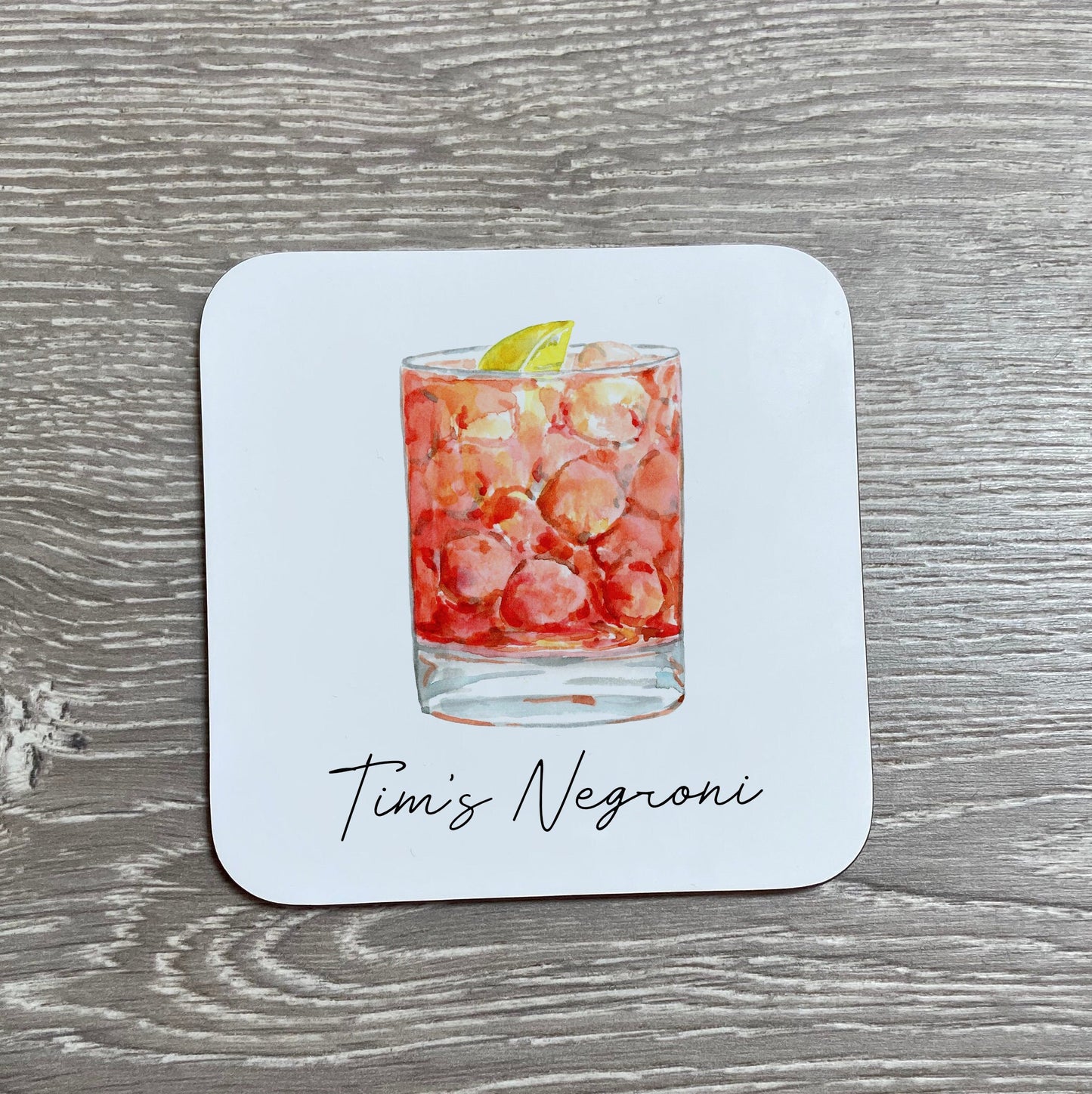 Negroni Coaster Gift | Negroni Gift