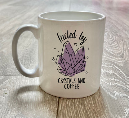 Personalised Crystals Mug | Gift for Crystal Lover | Gemstones Mug