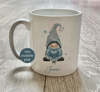 Personalised Gonk Mug | Personalised Christmas Eve Mug | Valentine's Gift