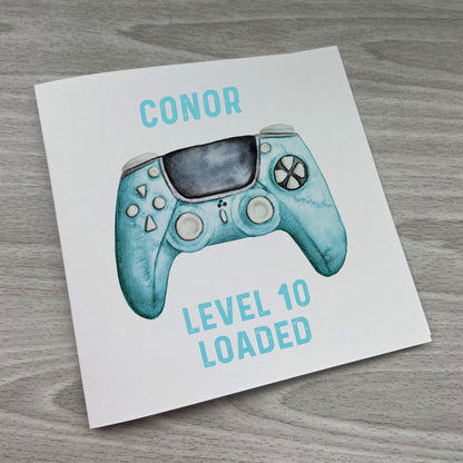 Gaming Birthday Card | Make up Gift | Personalised Gamer Card