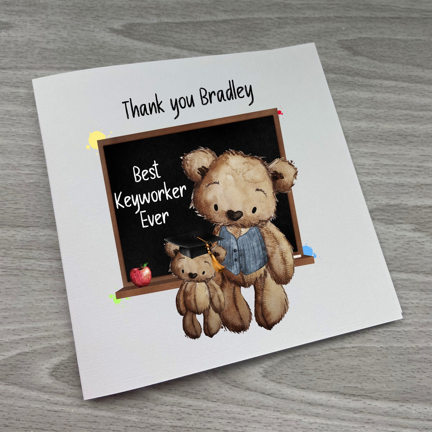 Teacher Gift | Personalised Teacher Card | Teacher Thank you | Headteacher Gift