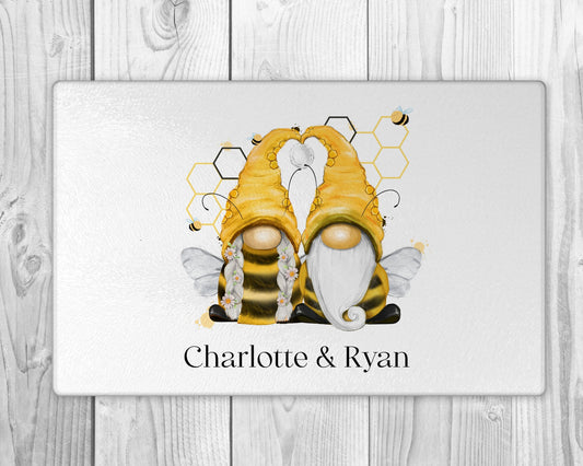 Gnome Gonk Gift | Bee Gonk Chopping Board | Gonk Wedding Gift