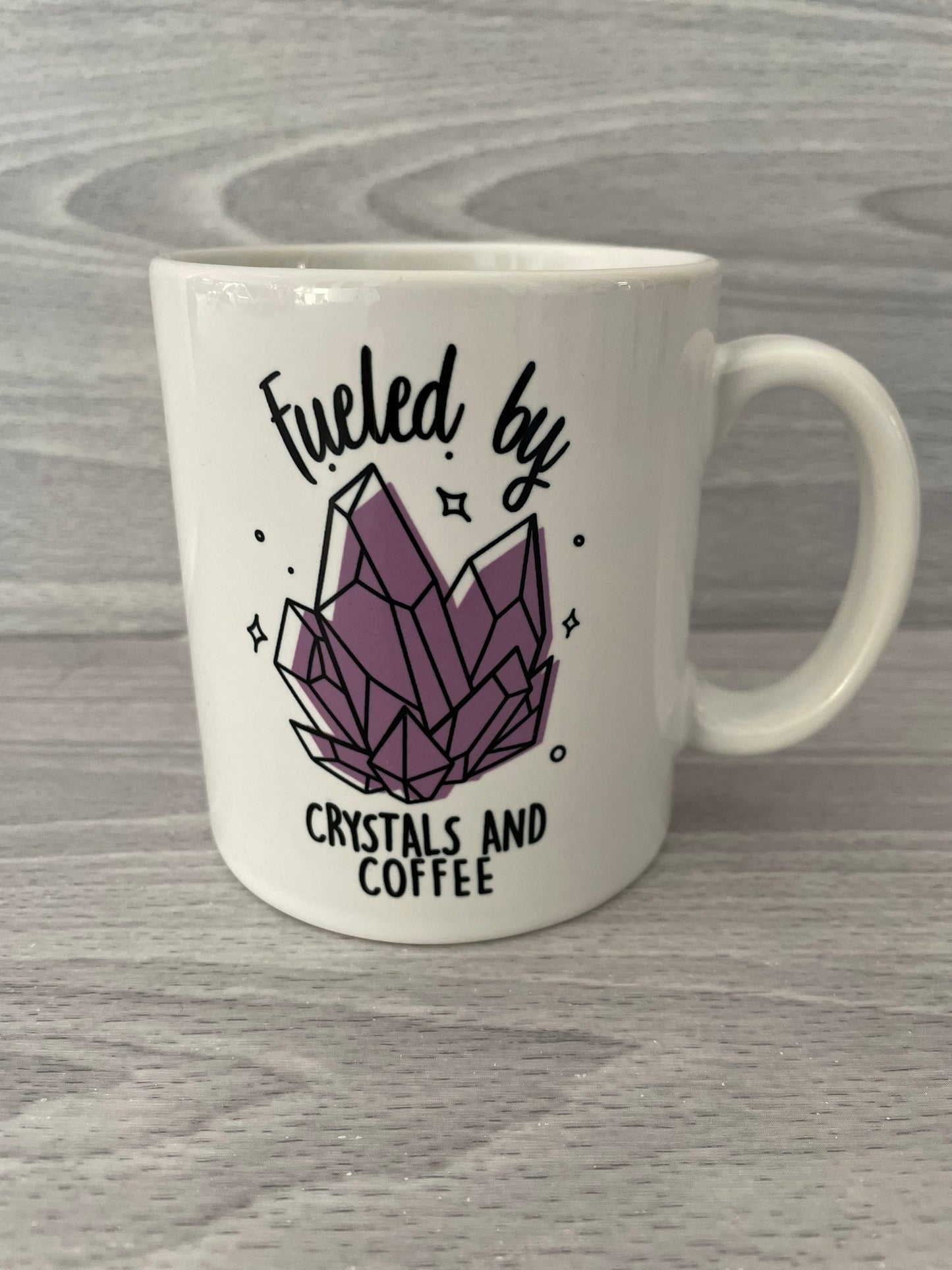 Personalised Crystals Mug | Gift for Crystal Lover | Gemstones Mug