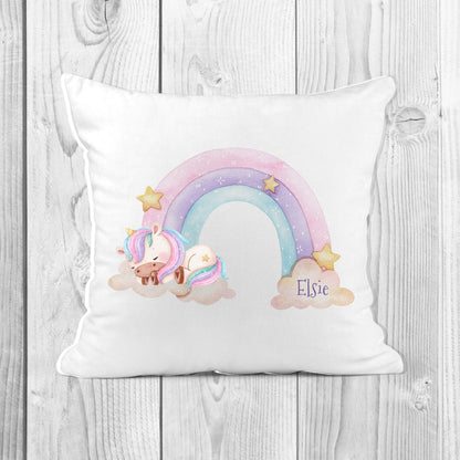 Personalised Unicorn Cushion | Nursery Decor | Personalised New Baby Gift | Baby Girl