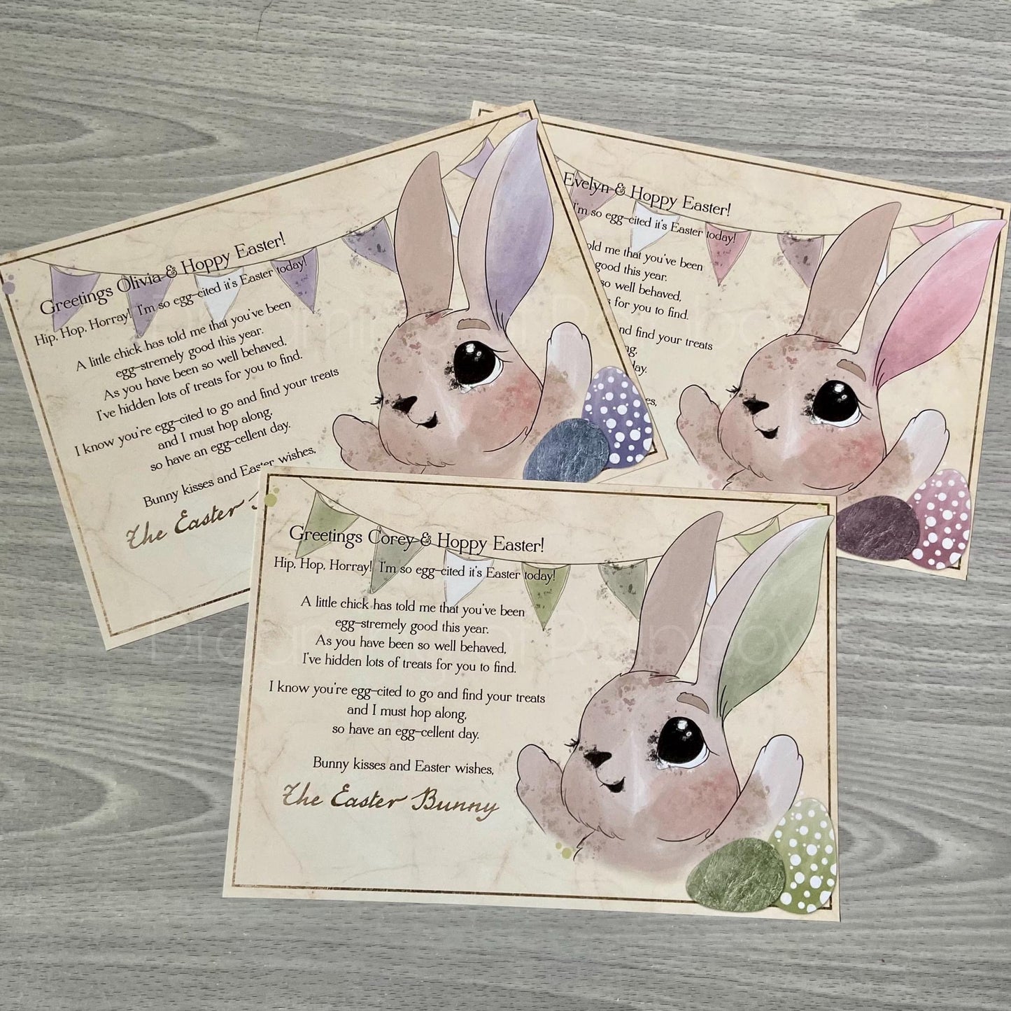 Personalised Letter from the Easter Bunny | Easter Letter