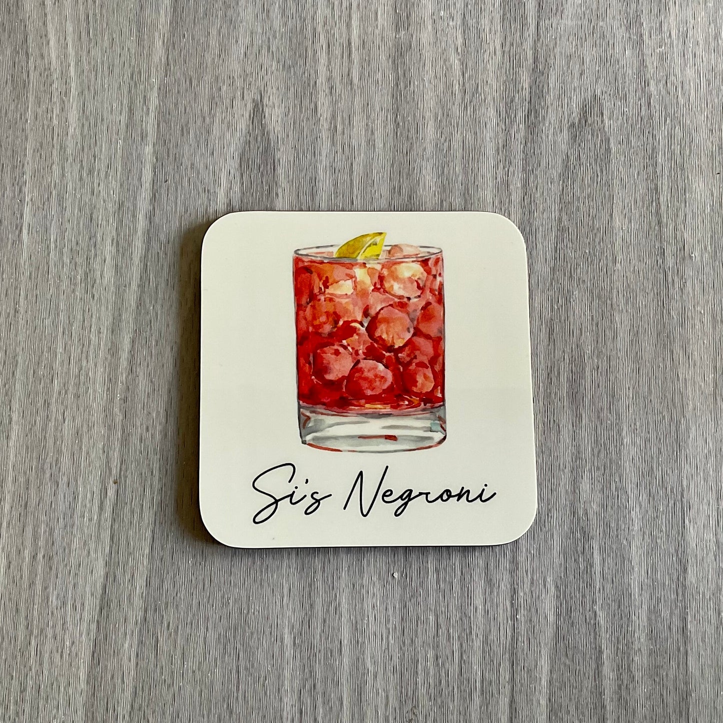 Negroni Coaster Gift | Negroni Gift