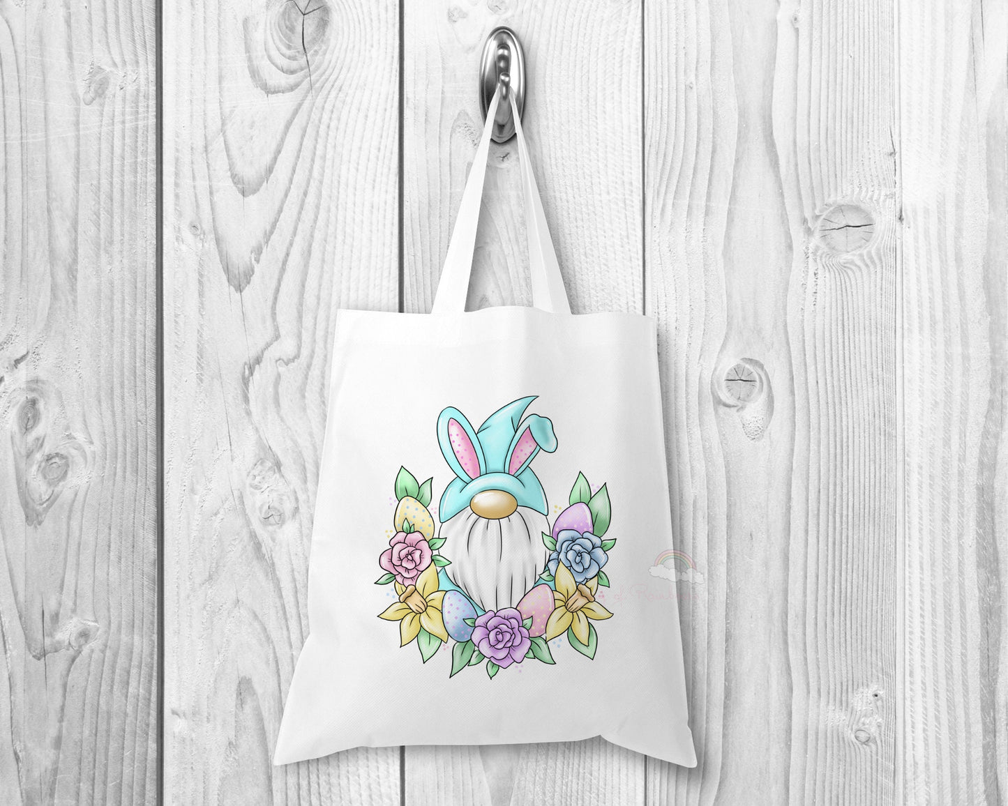 Gnome Gonk Gift | Easter Gonk Tote Bag | Easter Gift | Easter Bag | Gift for her