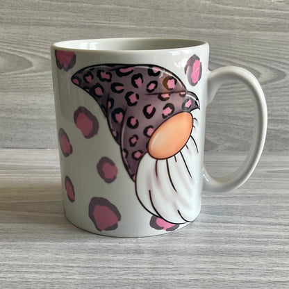 Leopard Print Gonk Mug | Leopard Print Mug | Leopard Print Gonk | Gonk Gift