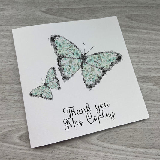 Teacher Gift | Personalised Teacher Card | Teacher Thank you | Headteacher Gift