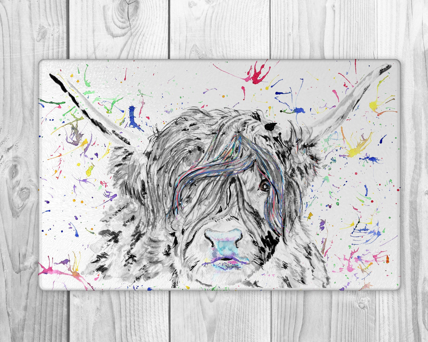 Highland Cattle Gift | Highland Cow Chopping Board | Highland Cattle Wedding Gift