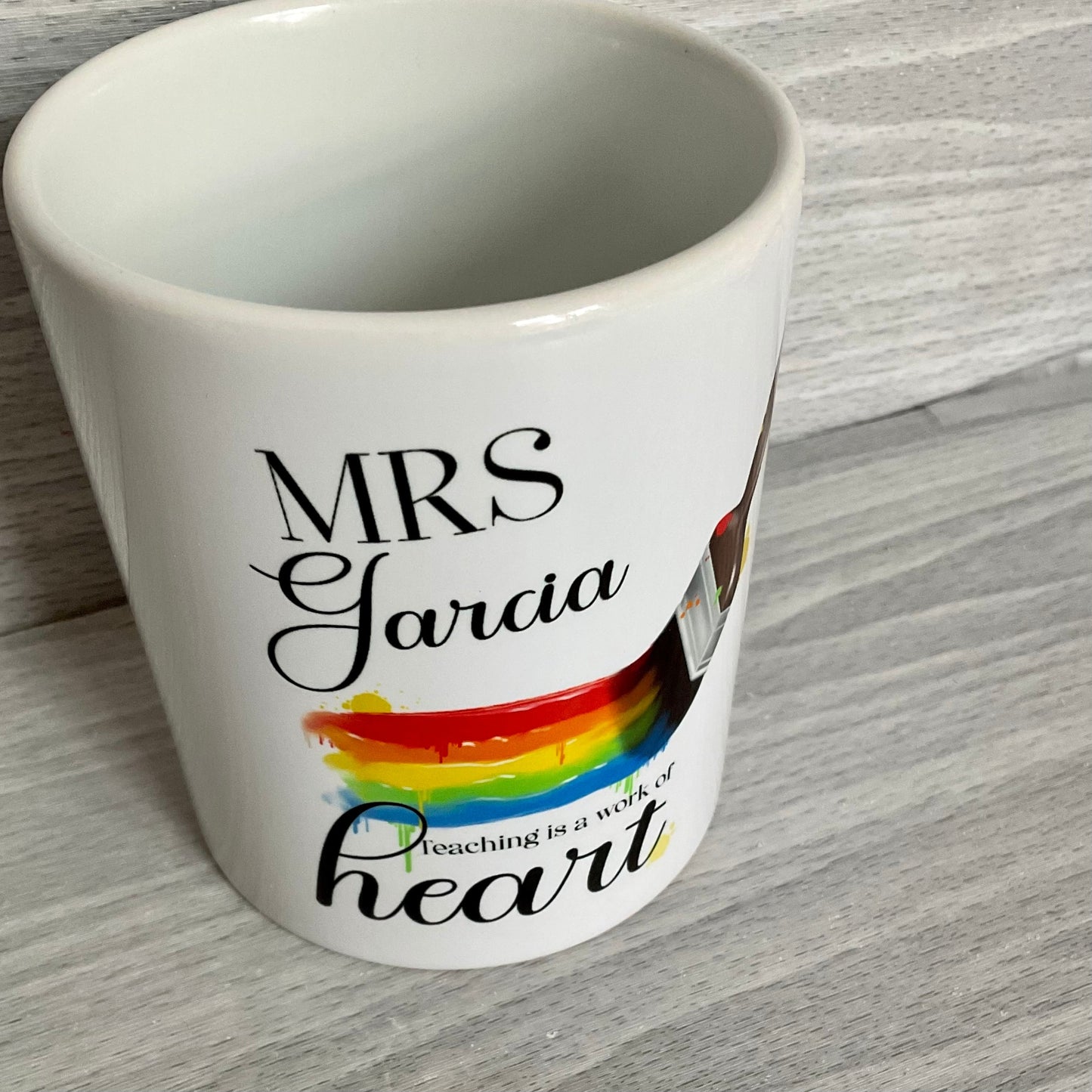 Teacher Gift | Rainbow Pen Pot | Teacher Thank You | Headteacher Gift