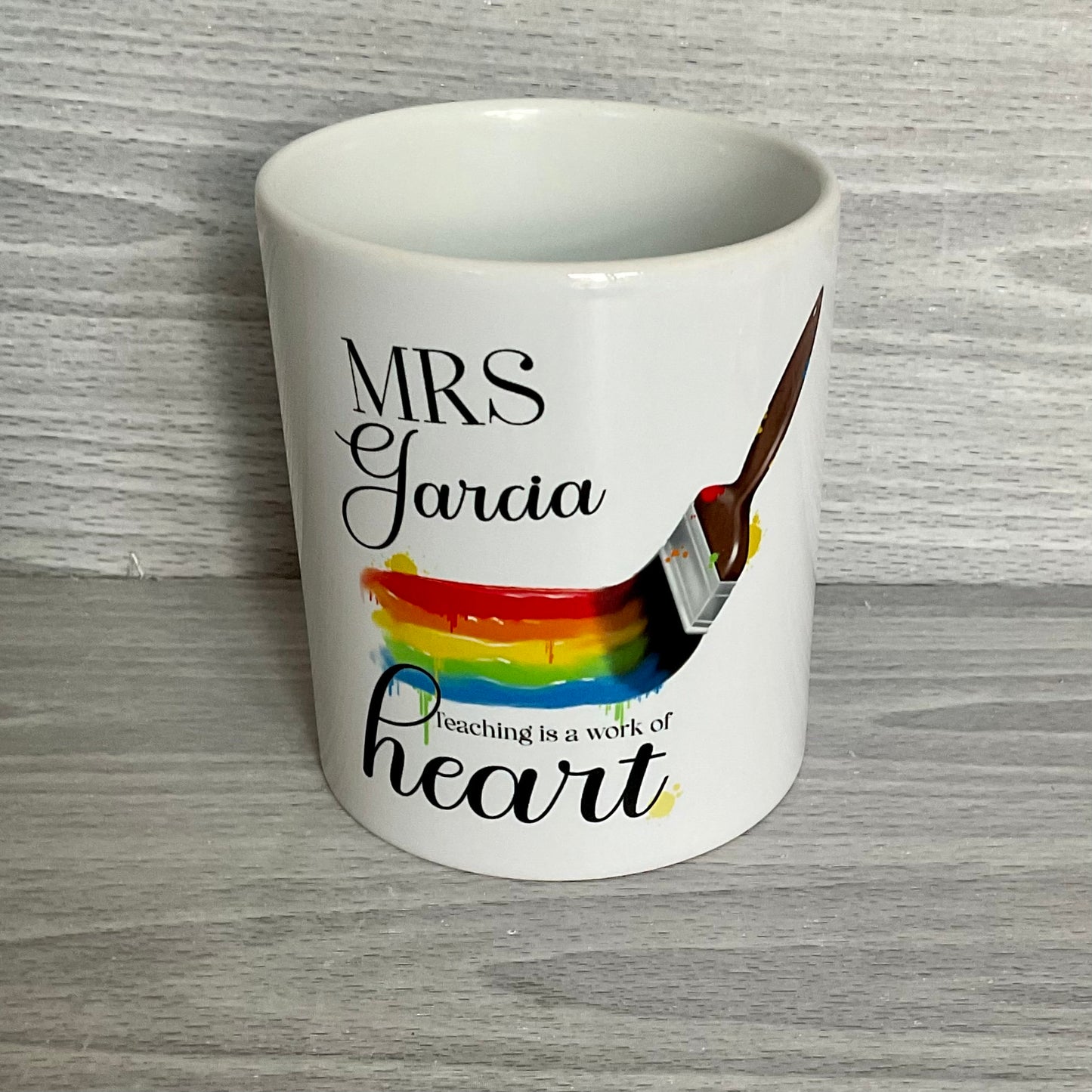 Teacher Gift | Rainbow Pen Pot | Teacher Thank You | Headteacher Gift