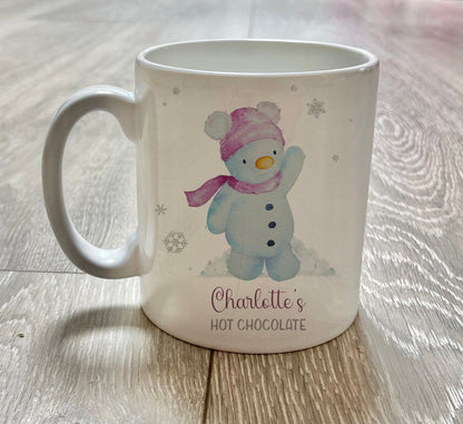 Personalised Snowman Mug | Personalised Christmas Eve Mug | Christmas Eve Box