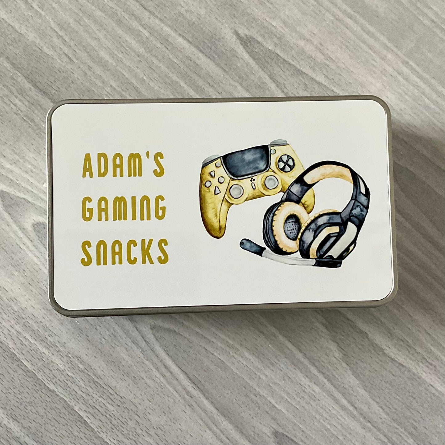 Personalised Gamer Treat Tin | Gaming Gift