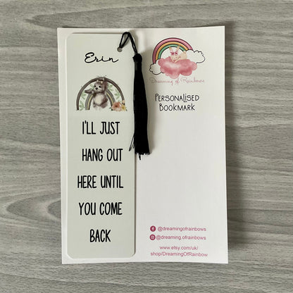 Sloth Gift | Personalised Bookmark | Personalised Sloth Bookmark