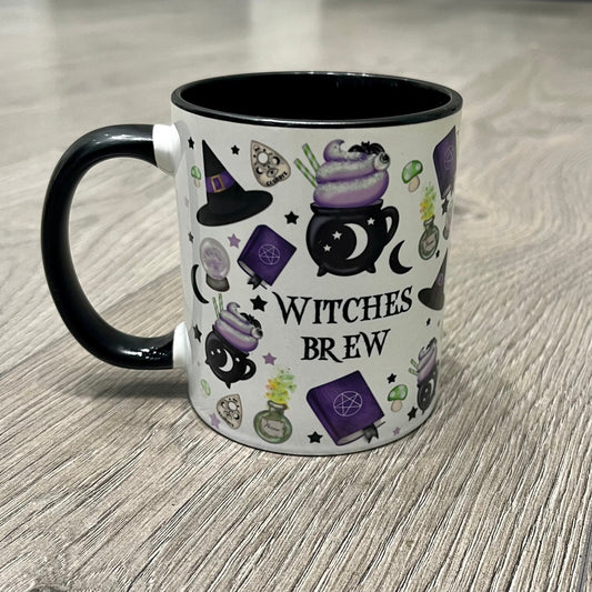 Personalised Halloween Mug | Personalised Witches Brew Mug | Scary Film Mug | Movie Mug