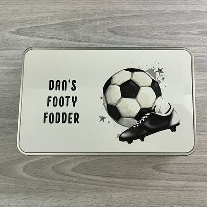 Personalised Football Treat Tin | Football Gift