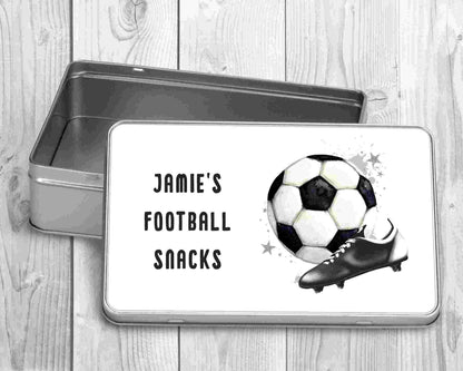 Personalised Football Treat Tin | Football Gift