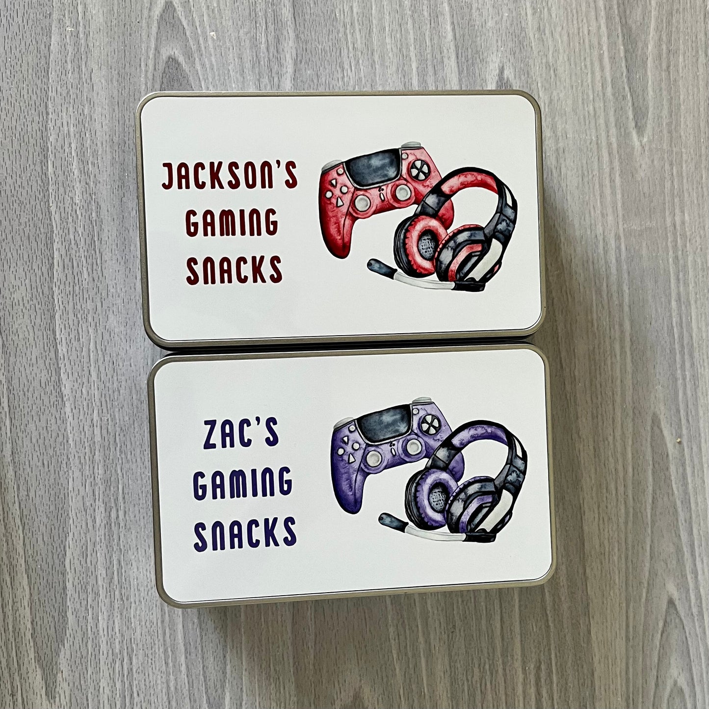 Personalised Gamer Treat Tin | Gaming Gift