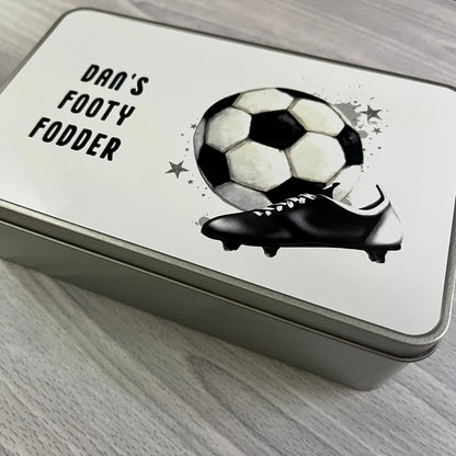 Personalised Football Treat Tin | Football Gift