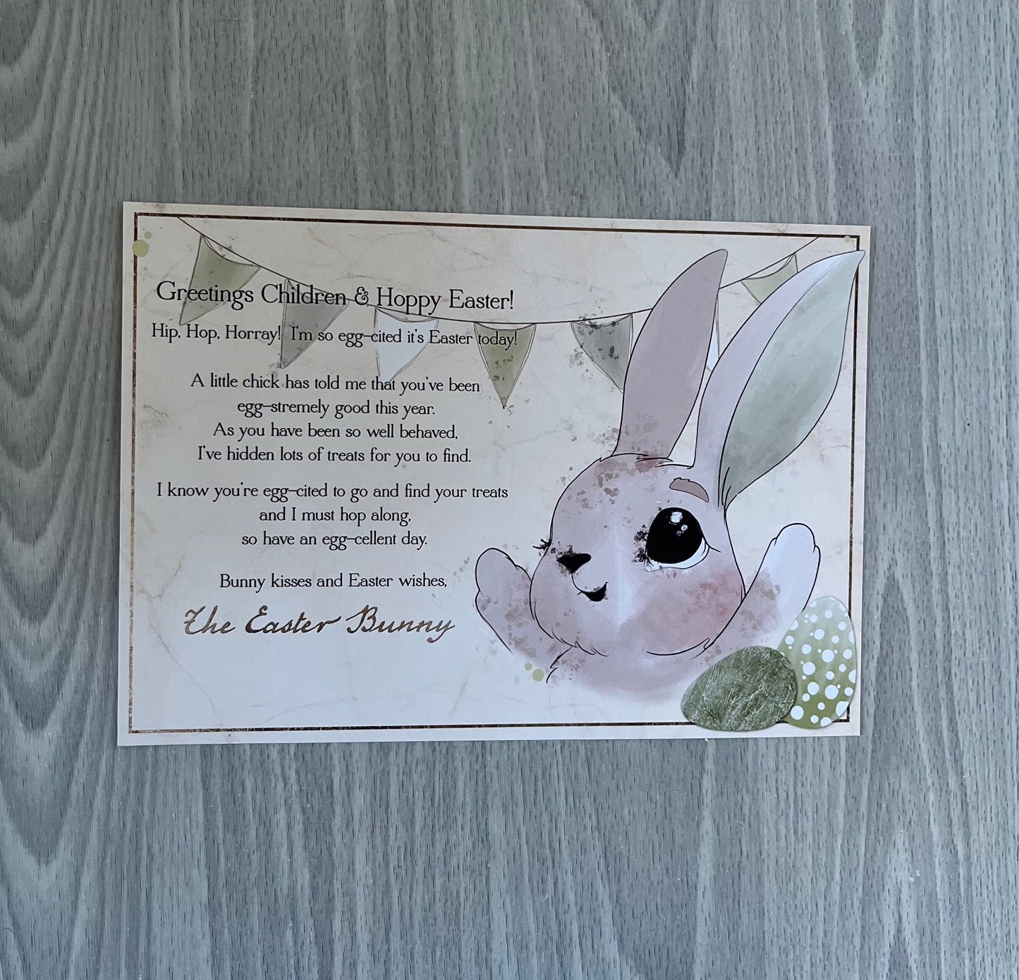 Personalised Letter from the Easter Bunny | Easter Letter