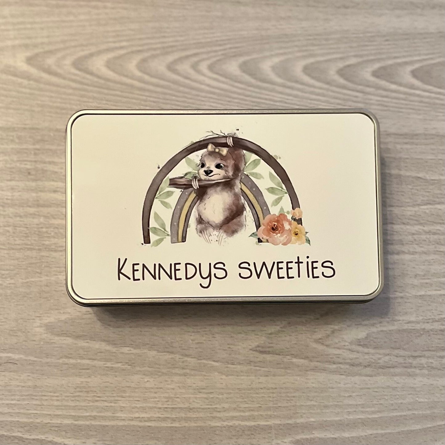 Personalised Sloth Treat Tin | Sloth Gift