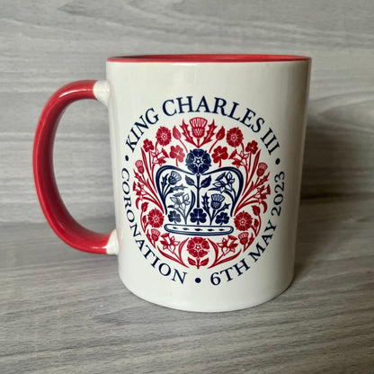 King Charles III Coronation Mug and Coaster | Coronation Street Party | Afternoon Tea Set