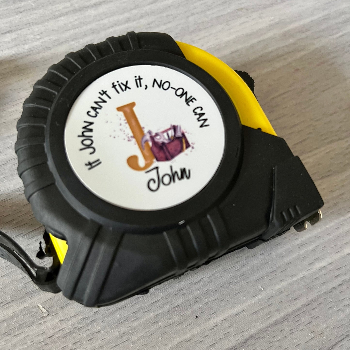 Personalised Tape Measure | Personalised Fathers Day Gift | Daddy Can Fix It